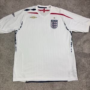 Vintage 07-09 Umbro England National Team Football Soccer Jersey size XL